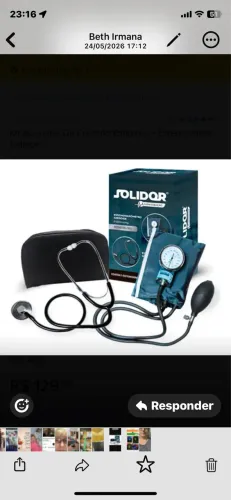 Aparelho p medir pressão Solidor