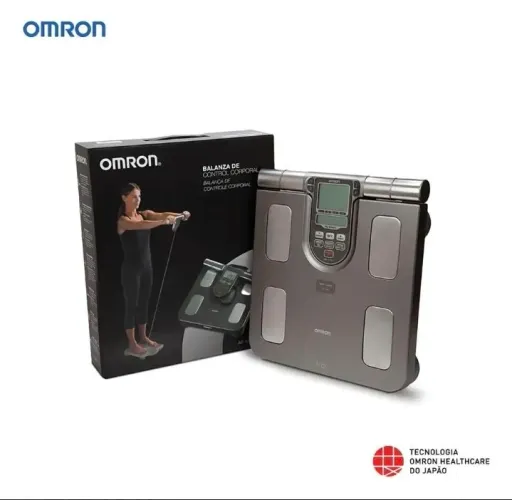 Balança Digital Biopendancia Omron HBF-514C IMC 7 indicadores profissionais ANVISA INMETRO