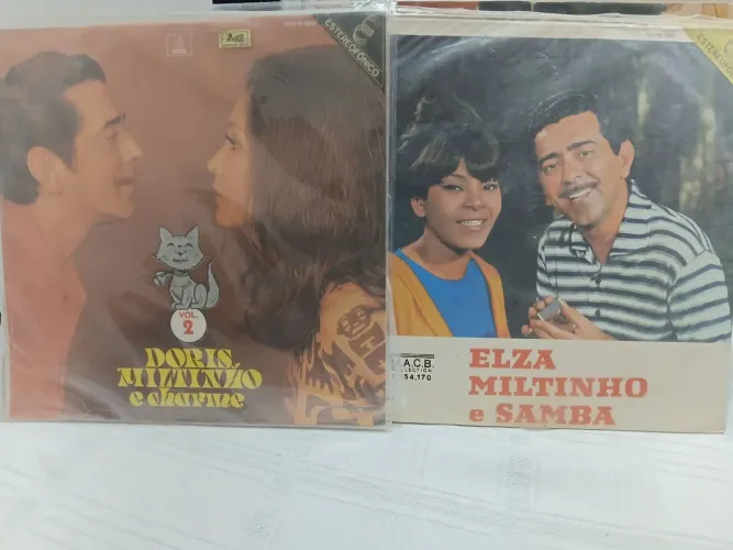 Lps Miltinho com Elza Soares e Doris Monteiro