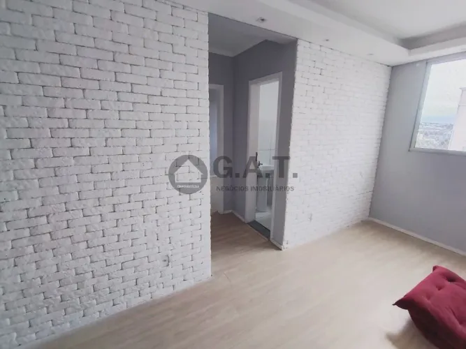 Apartamento para locação no Jardim Mirante dos Ovnis em Votorantim-SP: 2 quartos, 2 salas,