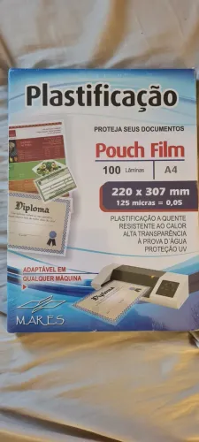 Plástico para plastificação 