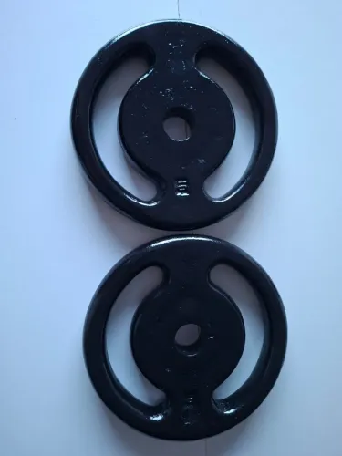 Anilhas vazada de 10 kg (2 peças)