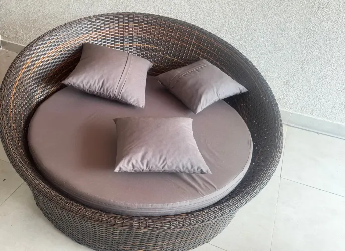 Chaise sofá Livia para varanda etc onde quiser usar.
