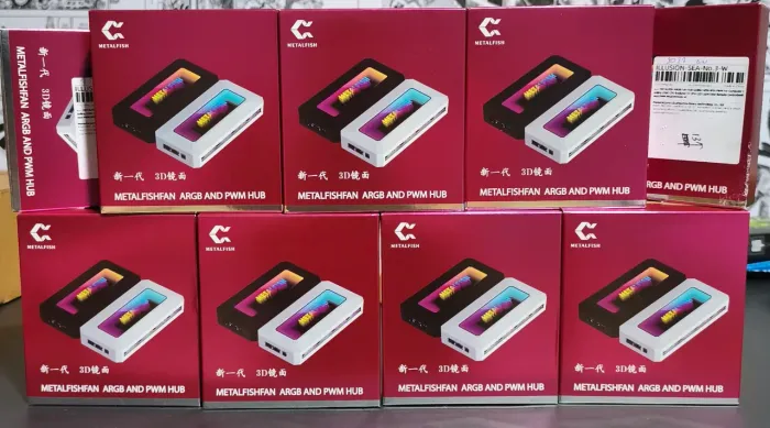 CONTROLADORA ARGB METALFISH COM CONTROLE. PRODUTO NOVO, LACRADO