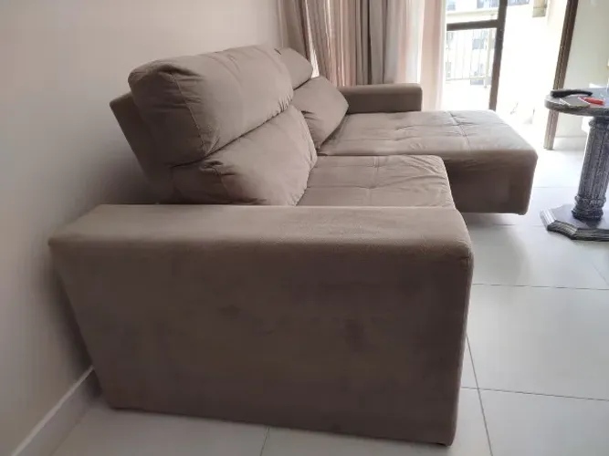 Sofá Enele Reclinável com Chaise