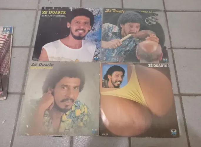 Coleção 4 Lps Zé Duarte/Forró/Disco de Vinil