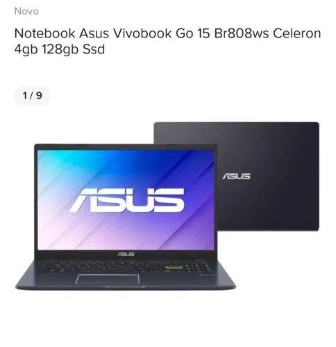 NOTEBOOK SEMINOVO