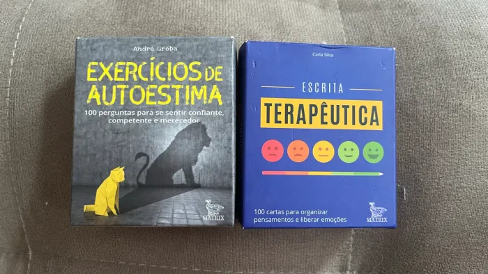 kit exercícios de autoestima andré groba e escrita terapêutica carla silva