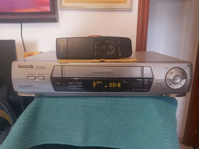 Video Cassete Panasonic, Hi- Fi. Funcionando Perfeitamente!
