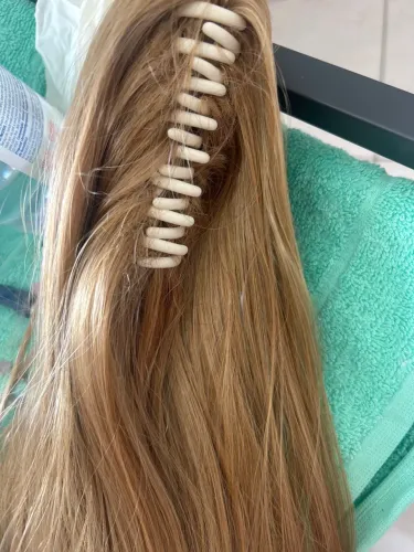 Cabelo com piranha