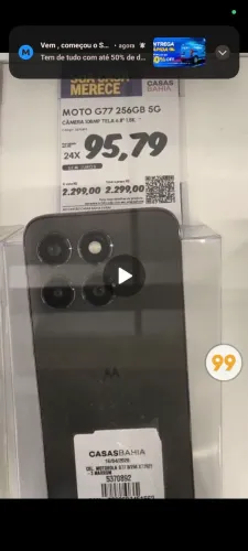 Moto G 77 Novo Zerado