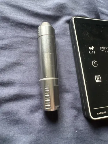 Máquina de tatuagem pen (Rotativa). Mais fonte de alimentação. 