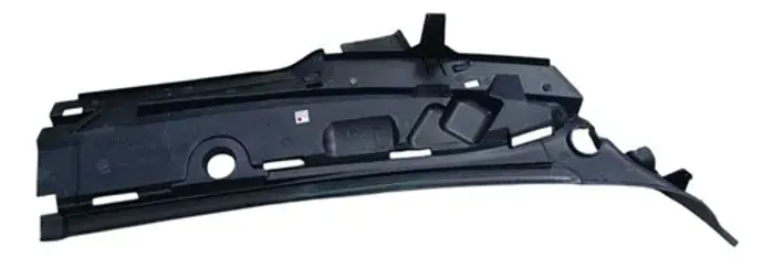 Grade Churrasqueira Esquerda Para-brisa C3 2008 A 2012 Preto 1