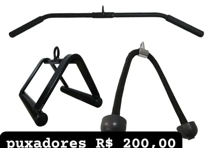 Puxadores academia