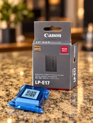 Bateria Canon LP-E17 Original (EOS R50, R10, R100, T7i, SL3, Rebel) - 1 Mês de Uso