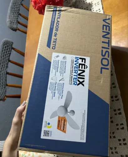 Ventilador de teto fênix Ventisol - Controle remoto - Novo