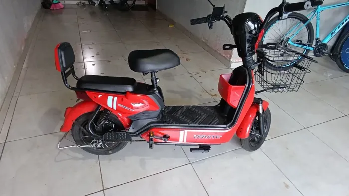 Bicicleta elétrica com Bluetooth alarme presença 48v