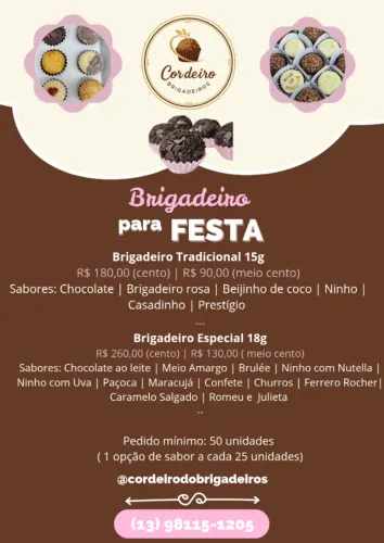Doces para festas