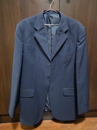 Blazer Azul-Marinho listrado
