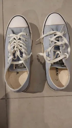 Tênis Converse All Star azul claro 34