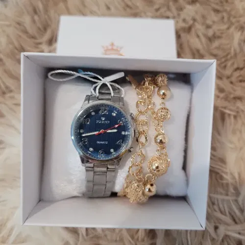 Conjunto de relógio e pulseira novo 