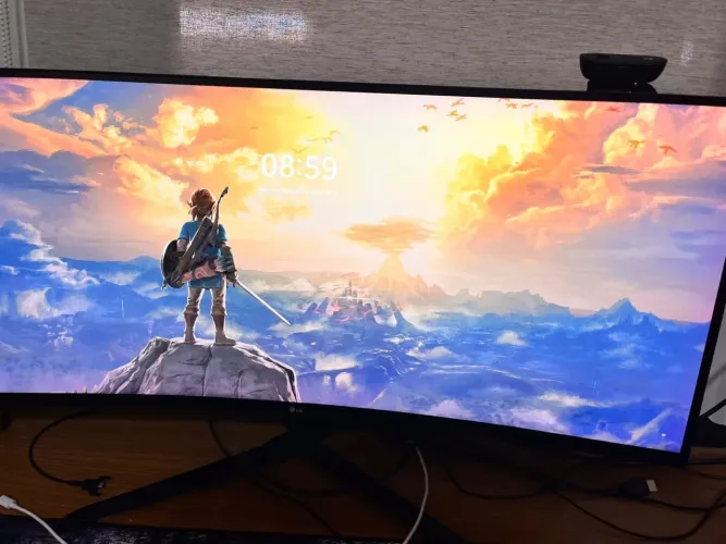 Monitor Gamer Curvo LG 34", 2K WQHD, UW, 160Hz, 1ms, FreeSync Premium, HDR10, Som