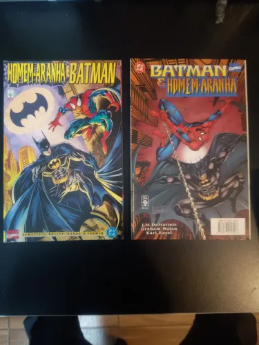 HOMEM ARANHA E BATMAN & BATMAN E HOMEM ARANHA