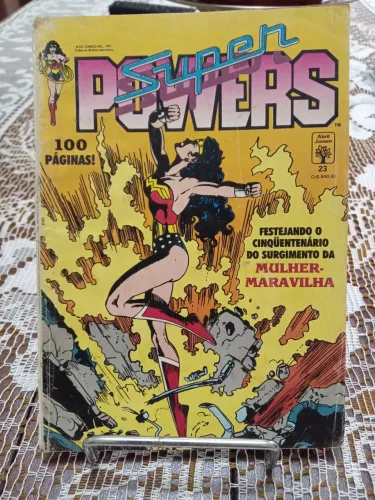 HQ vintage formatinho abril Super Powers 23 Dc comics