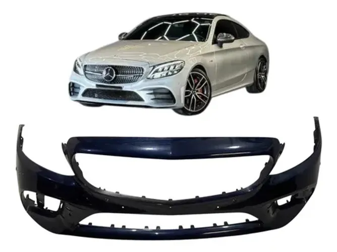Parachoque Dianteiro Mercedes C43 Amg 2017 A 2020 Azul