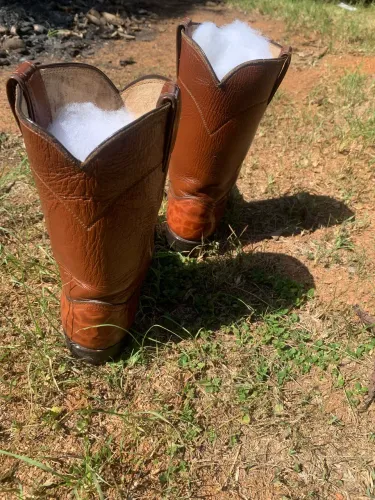 Bota de couro Justin