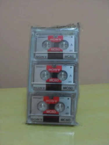 Fitas micro cassete da Sony, antigas
