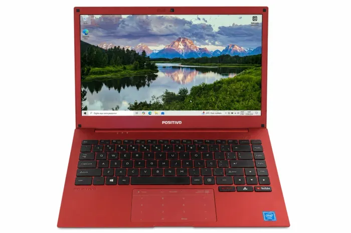 Notebook Positivo Motion Plus Vermelho