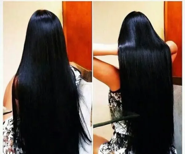 Cabelo bio humano 69cm 100 gramas