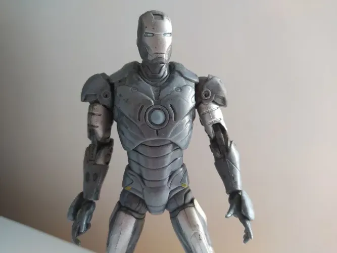 Boneco Figura De Ação Homem De Ferro Mark II