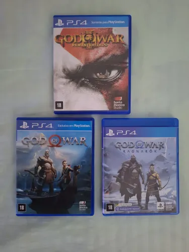 Coleção God of War - Jogos PS4