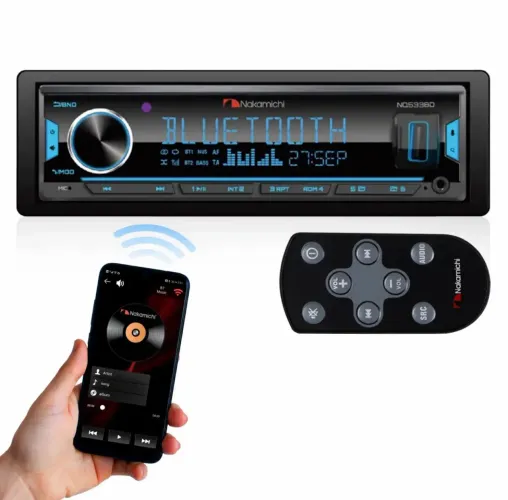 Rádio Nakamichi modelo Nq533bd Bluetooth Usb App
