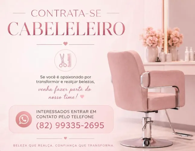 CONTRATA-SE CABELELEIRO