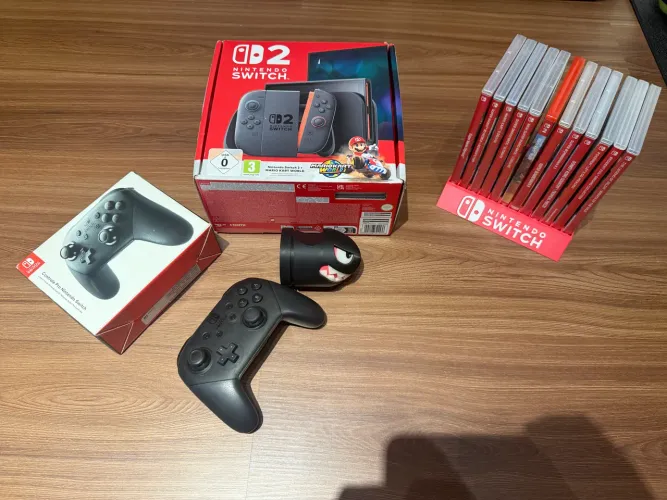 Nintendo switch 2 bundle Mario kart world e pro controller