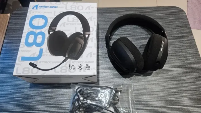 Headset Gamer Hsd-l80 Sem Fio Bluetooth 2.4g Com Microfone