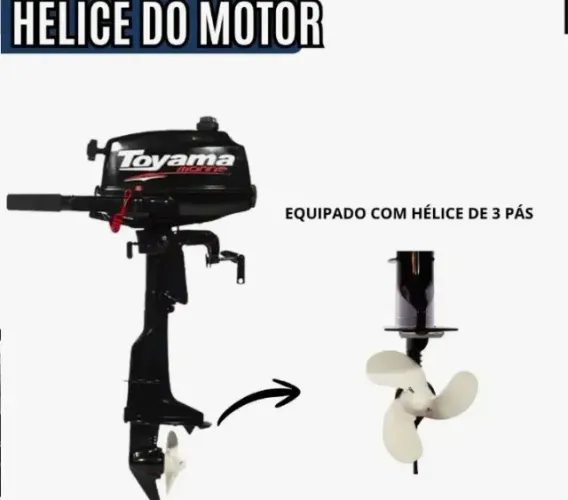 MOTOR DE POPA 3.6 HP TOYAMA