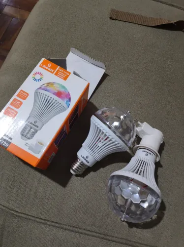 2 lâmpadas de led colorida. 30 reais