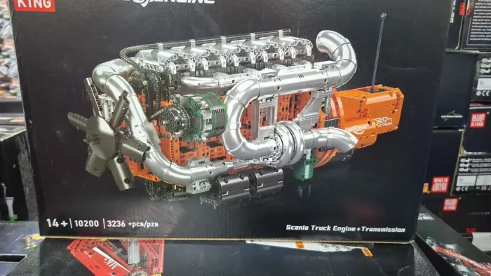 Kit de Modelo de Motor Mold King V8 Para Caminhões 3236 Pcs (Brinquedo Elétrico)