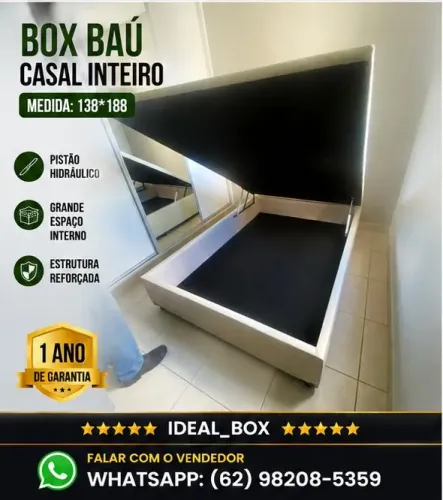 BOX BAU CASAL INTEIRO 138*188