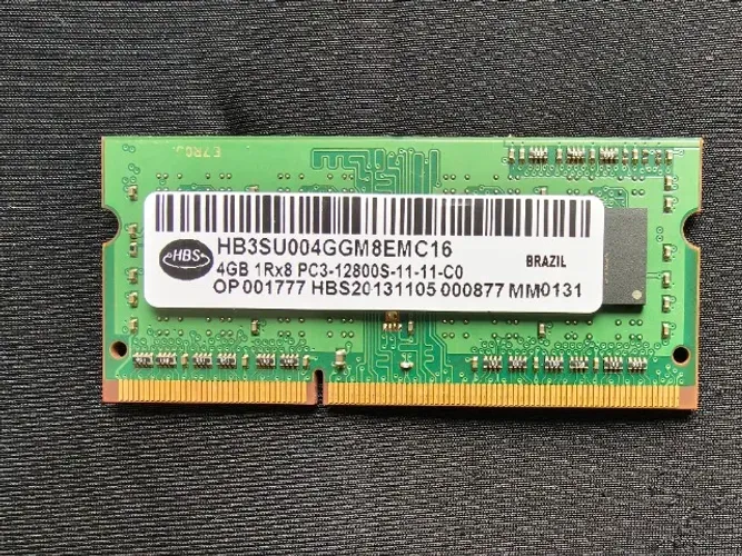 Memória RAM notebook - DDR3 4GB 1280 Mhz