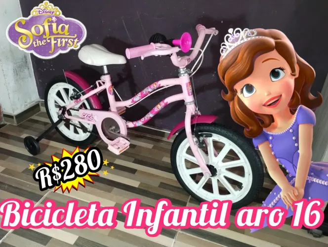 Bicicleta infantil Princesa Sofia 
