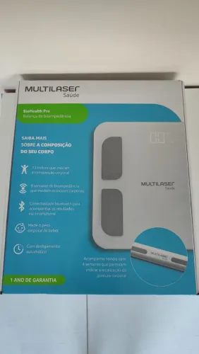 Balança de Bioimpedância Multilaser | ÓTIMA PARA MONITORAR PESO