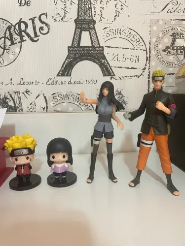 Naruto e Hinata action figures the last e chibi arco pain 