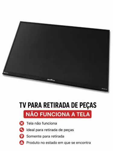 TV Britânia 43" - PARA RETIRADA DE PEÇAS