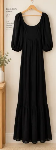 Vestido preto feminino 