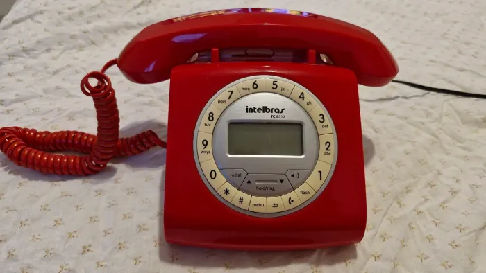 Apatelho Telefone fixo intelbras tc8312 vermelho